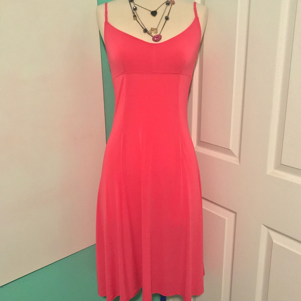 Isaac Mizrahi Spaghetti Strap Pink Dress